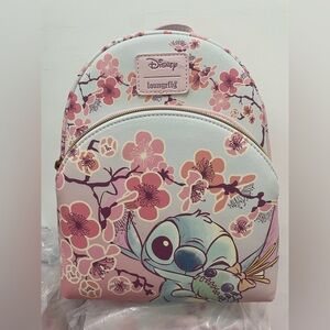 Loungefly Disney Stitch Cherry Blossom Backpack
